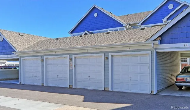 a view of a house with a space