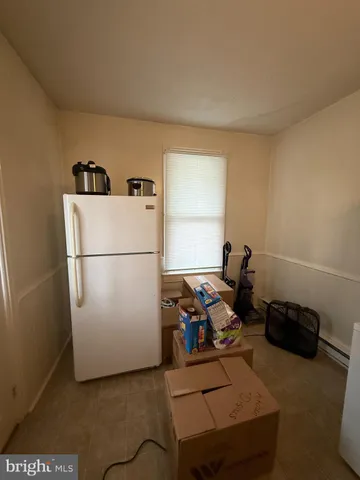 a storage room with washer and dryer