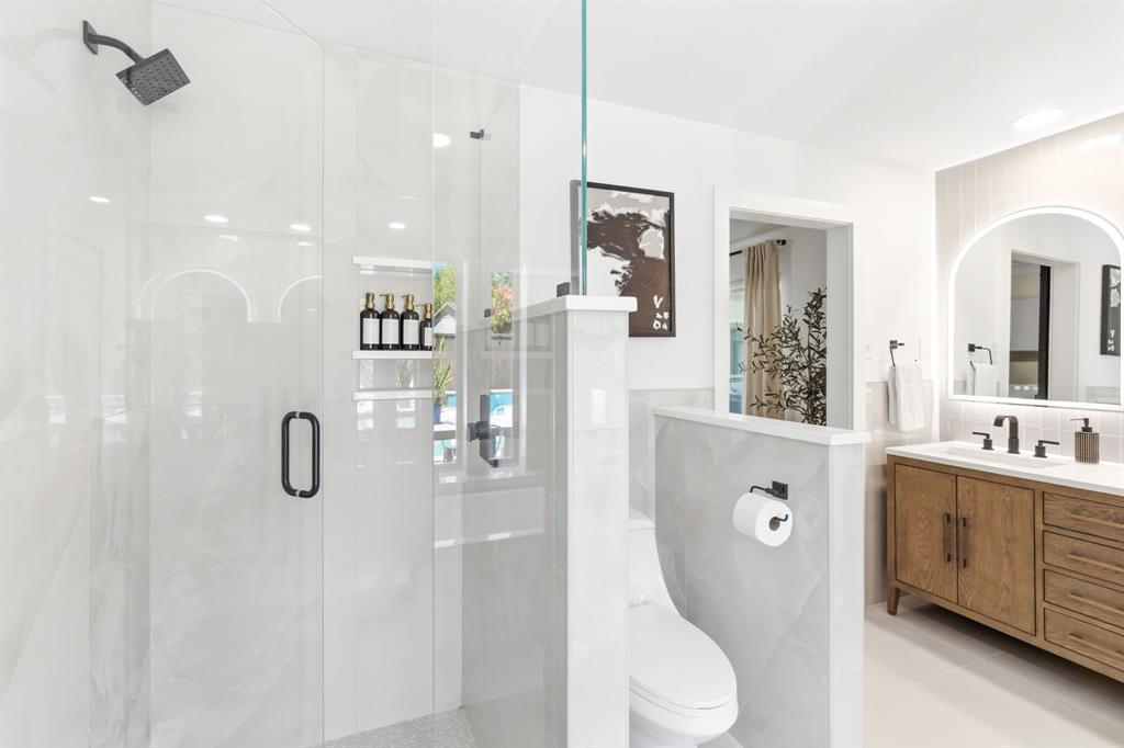 2319 Castle Rock Road Carrollton, TX 75007 - Photo 22 of 30 Modern shower