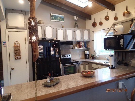 11-2808 Kaleponi Road Mountain View, HI 96771 - Photo 8 of 25 a kitchen with refrigerator and window