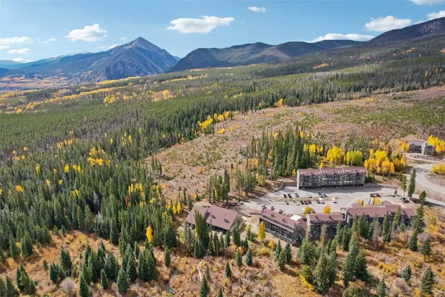 a view of a city with lots of trees