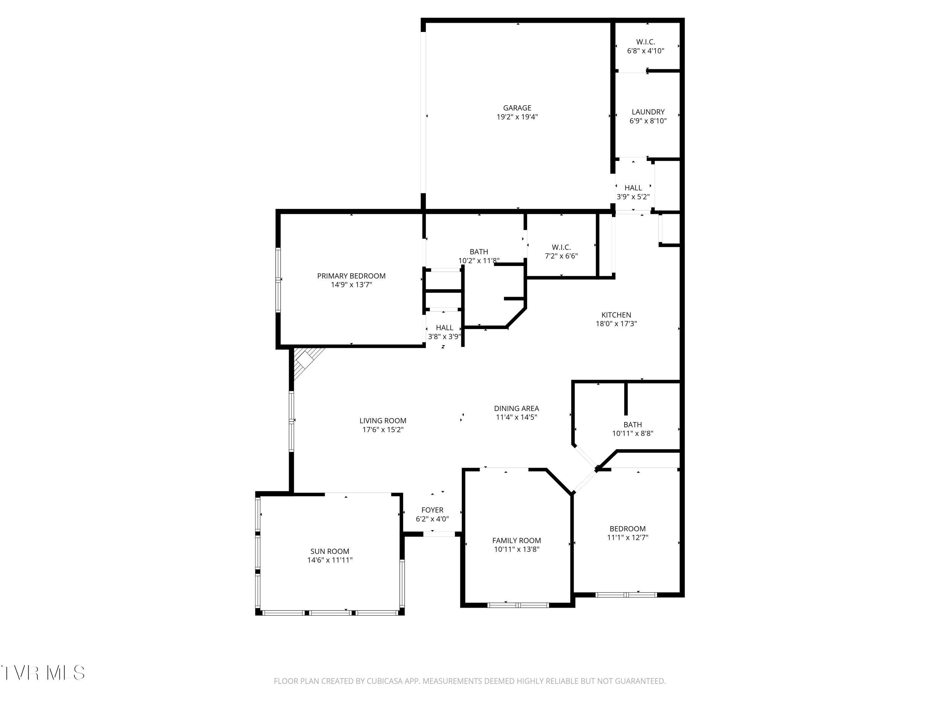 1682 Hatterdale Farm Road Blountville, TN 37617 - Photo 49 of 49 floor plan with dimensions