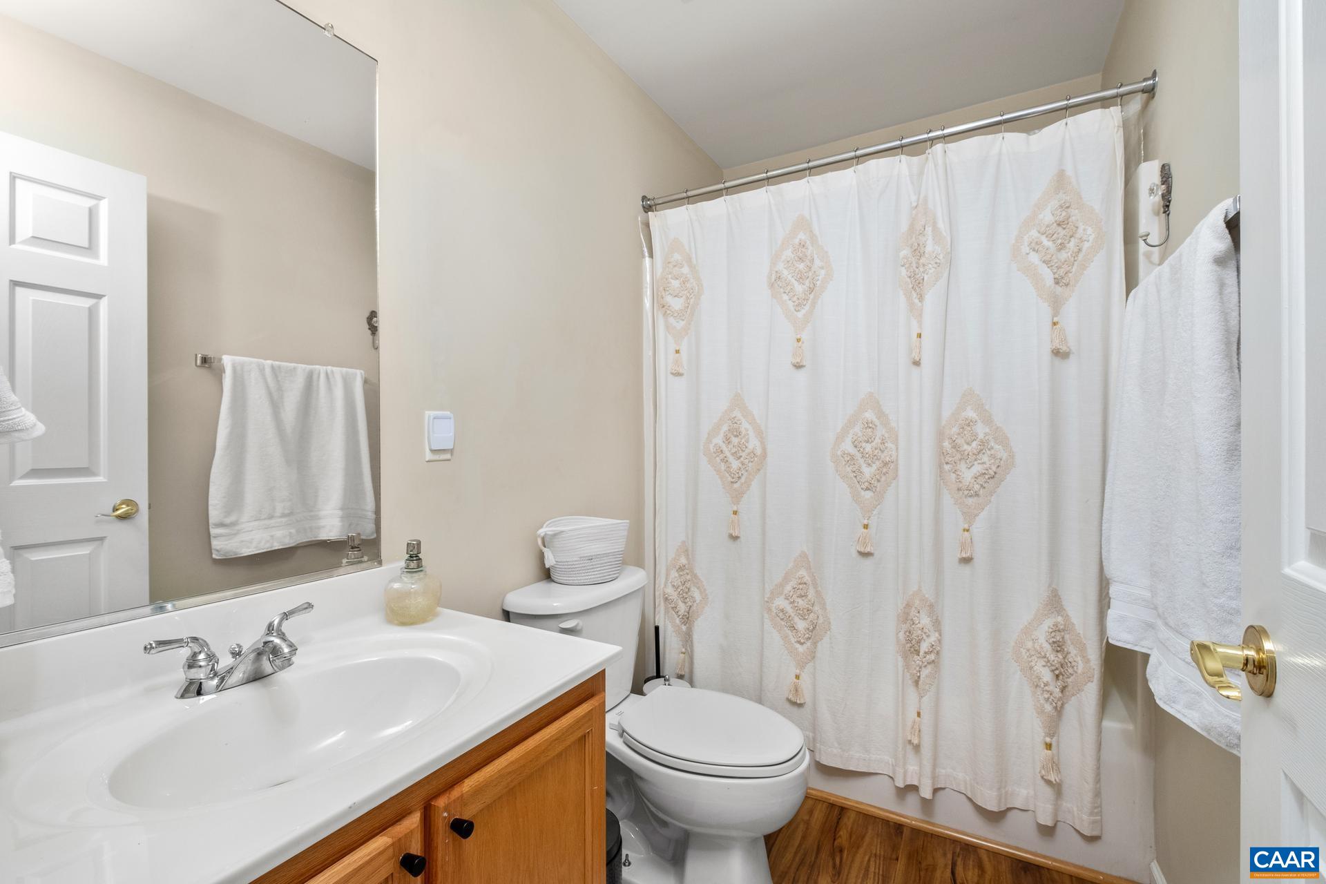3 Powhatan Road Palmyra, VA 22963 - Photo 20 of 42 a bathroom with a sink a toilet and a mirror