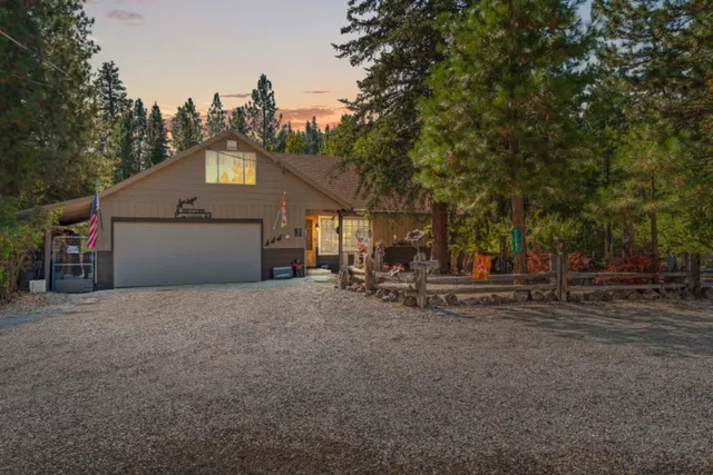 a view of a house with a outdoor space