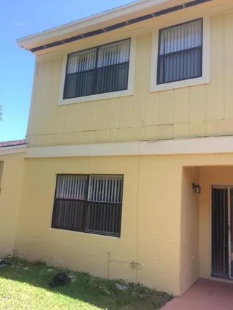 a view of front door of house