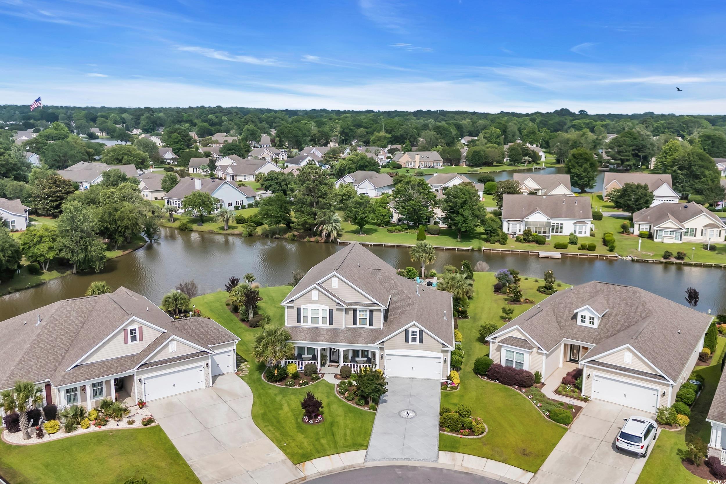 925 Abernathy Place Surfside Beach, SC 29575 - Photo 40 of 40 Aerial perspective of suburban area featuring a la