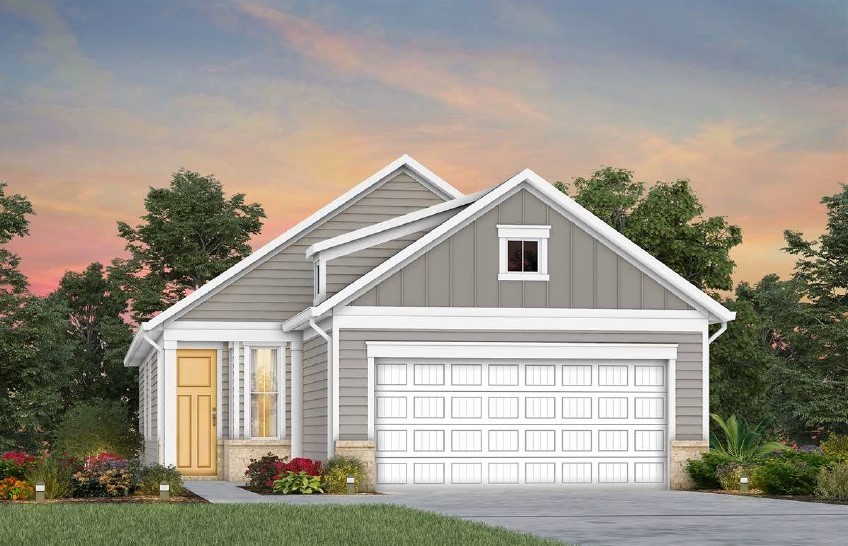 427 Sharp Way Murfreesboro, TN 37128 - Photo 1 of 16 a front view of a house with a garden and plants