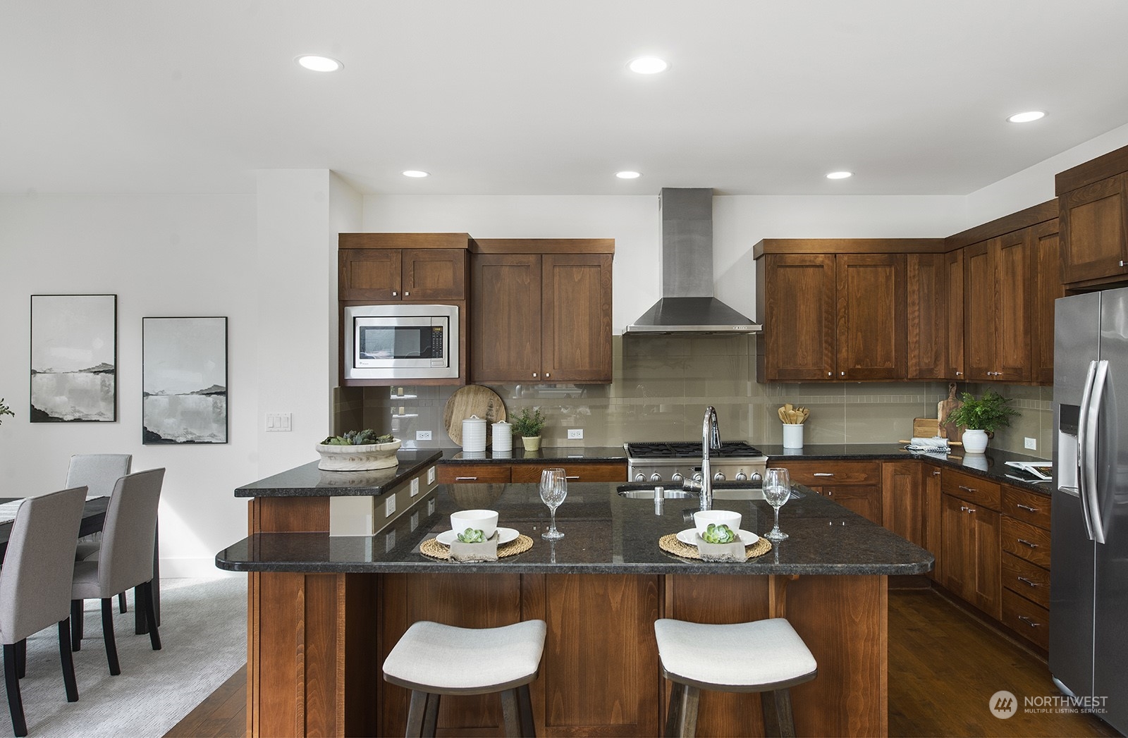 1229 North 42nd Place Renton, WA 98056 - Photo 15 of 40 a kitchen with granite countertop lots of counter top space