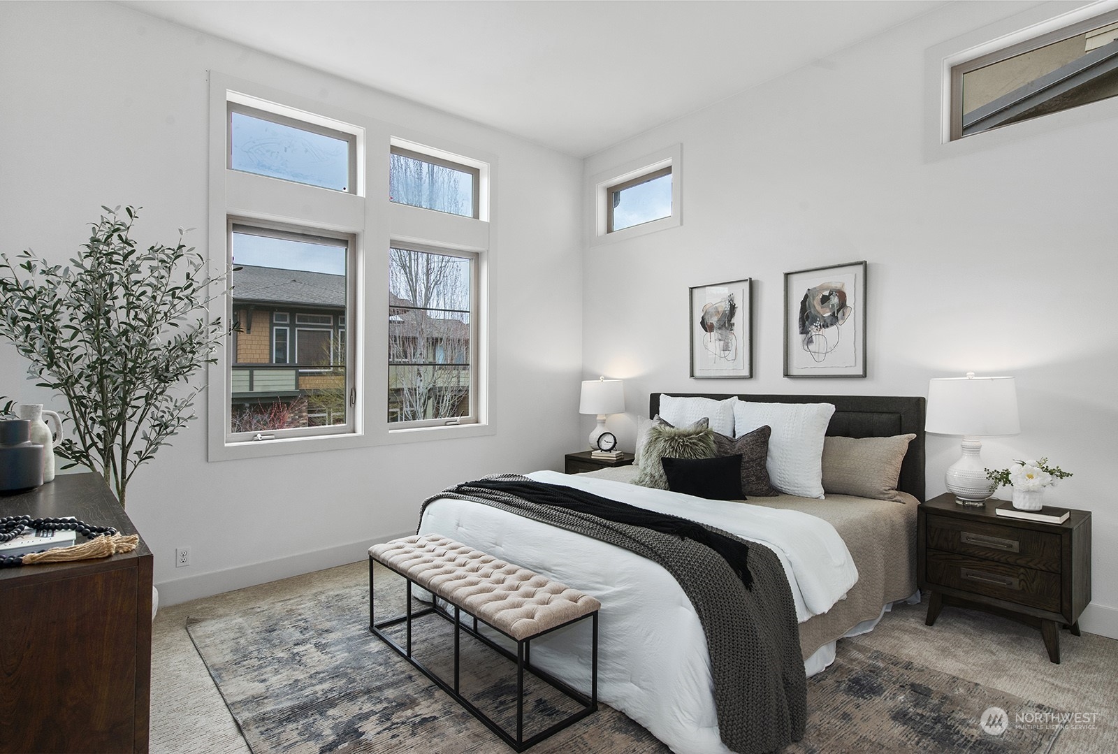 1229 North 42nd Place Renton, WA 98056 - Photo 22 of 40 a bedroom with a bed and a window