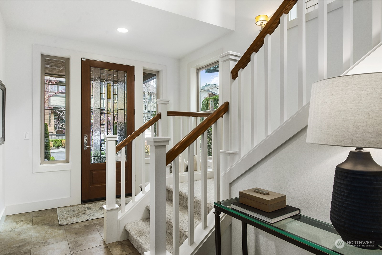 1229 North 42nd Place Renton, WA 98056 - Photo 6 of 40 a view of an entryway with staircase
