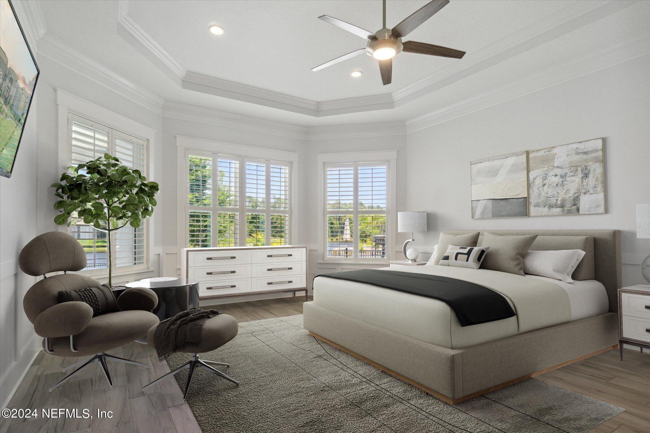 522 Old Bluff Drive Ponte Vedra, FL 32081 - Photo 29 of 93 a bedroom with a bed and a large window