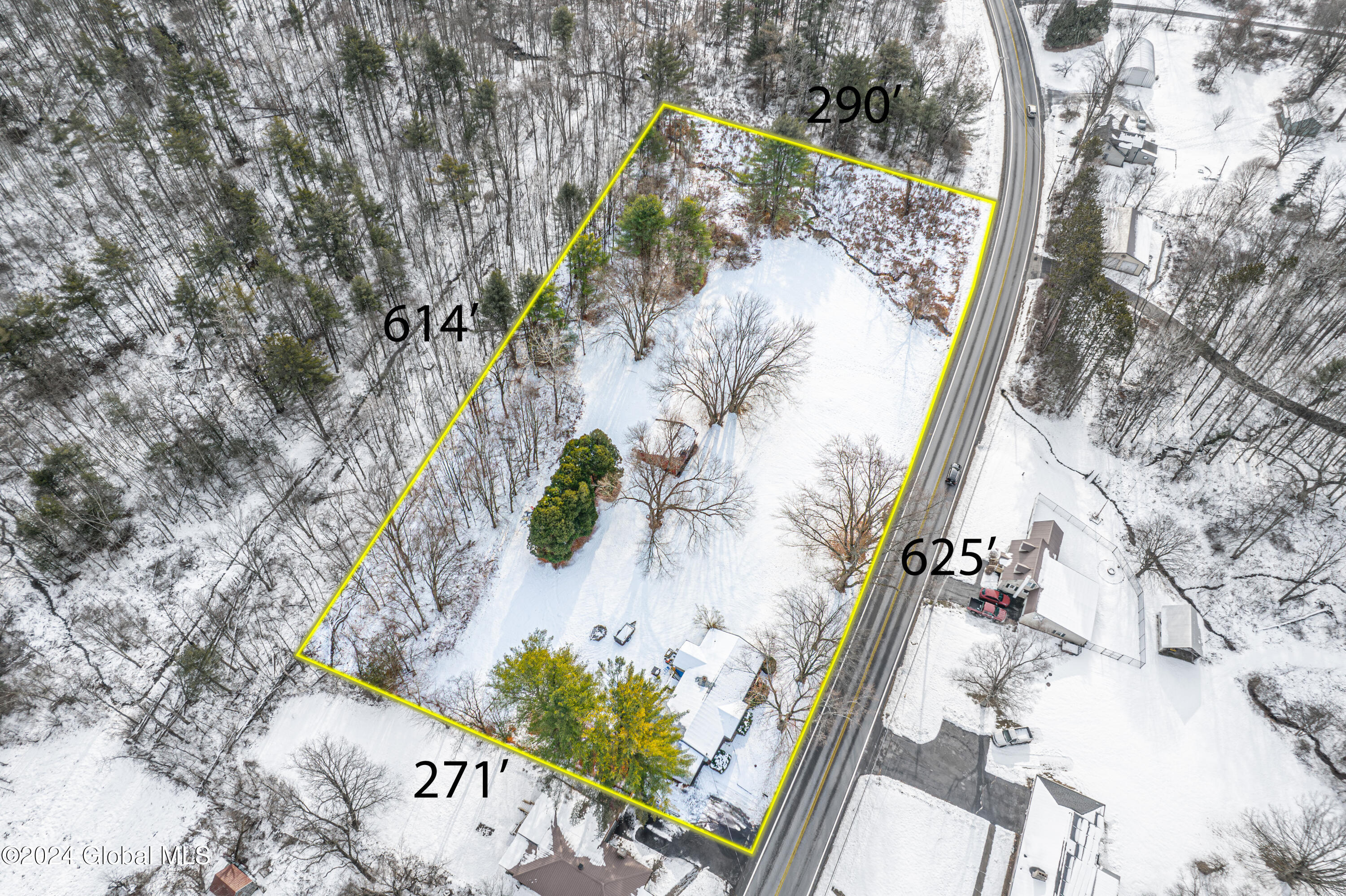 378 Gansevoort Road Moreau, NY 12828 - Photo 18 of 18 approx property line