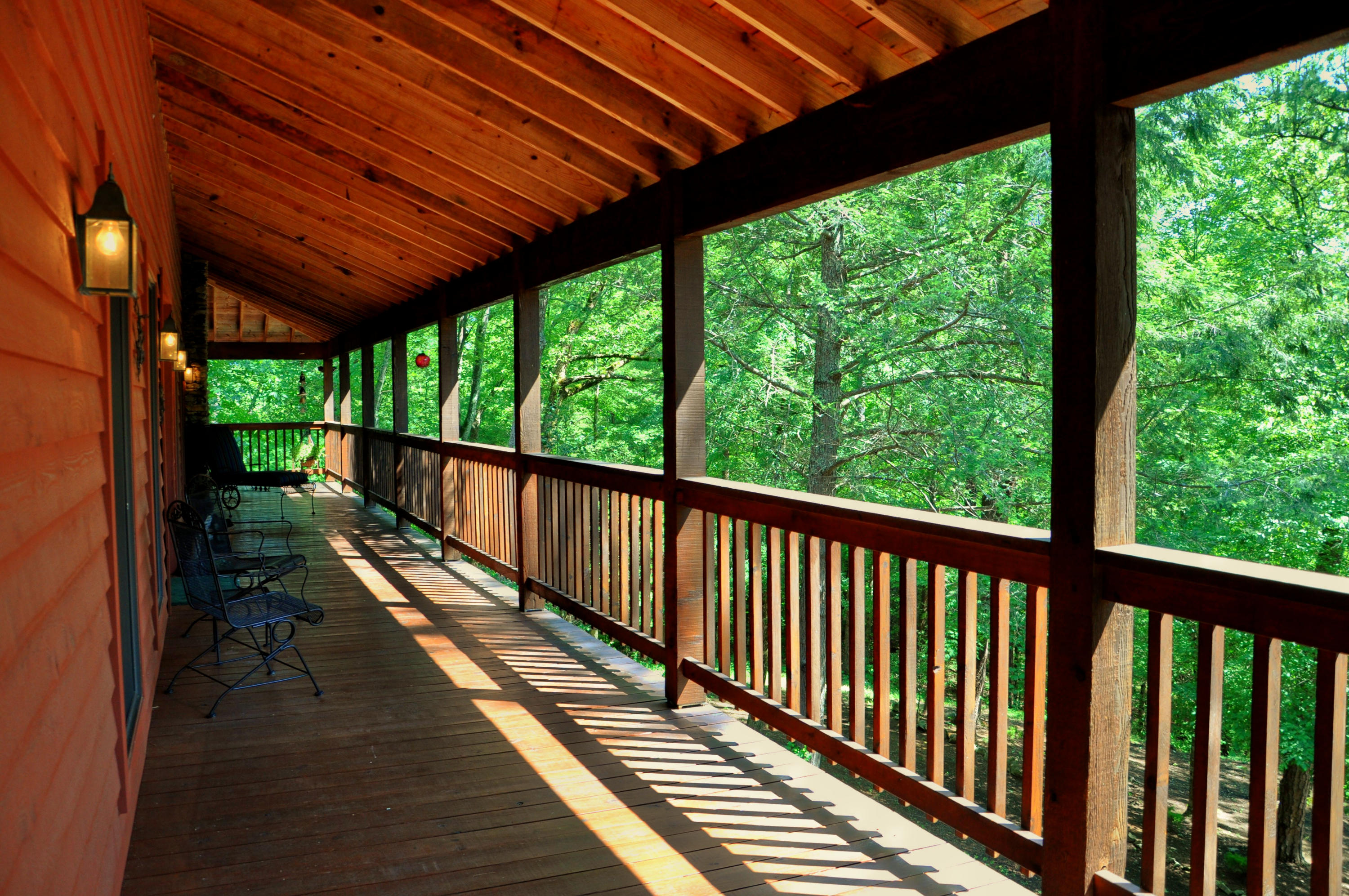Extensive Covered Wrap Around Porches