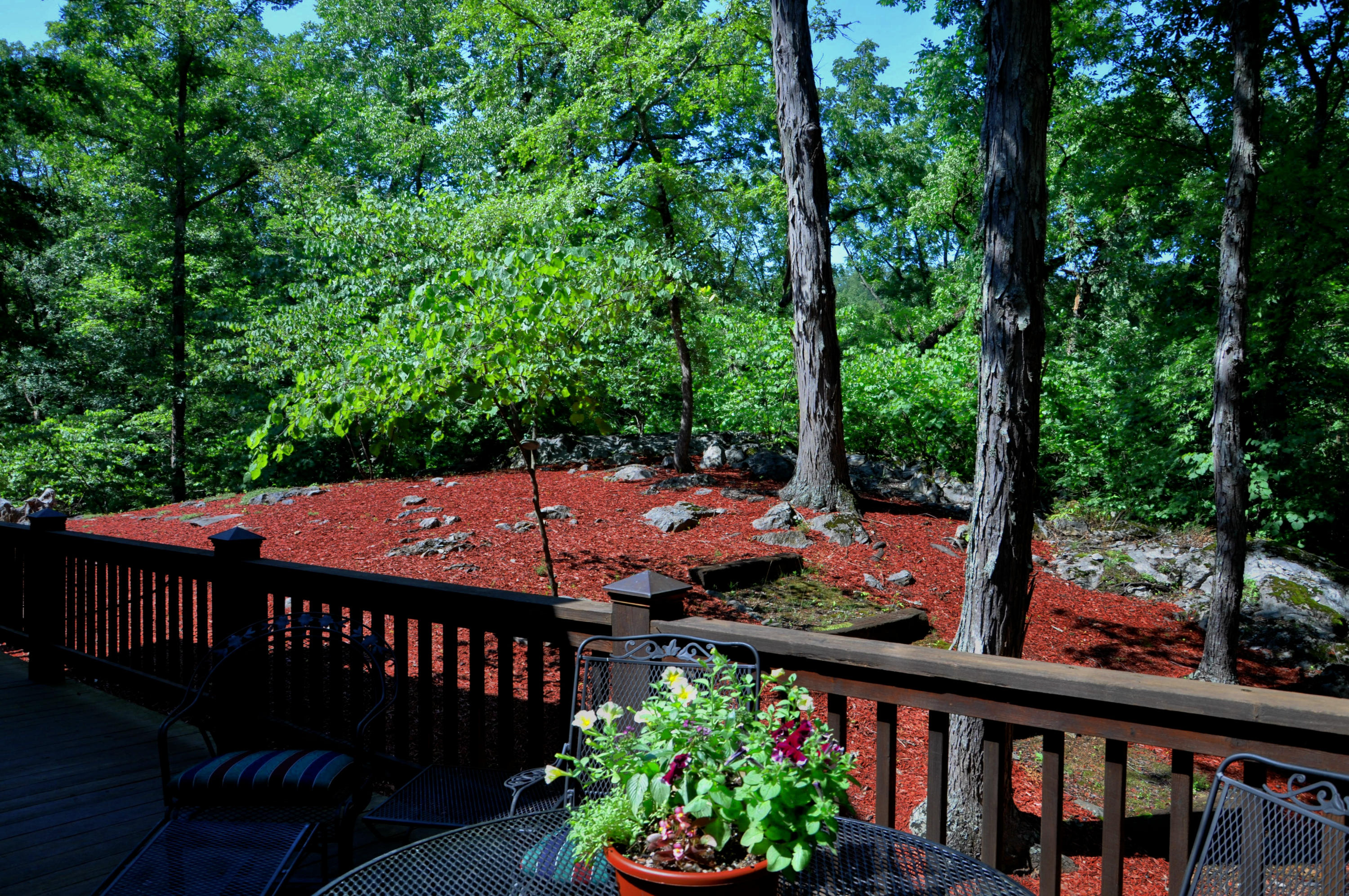 Views of Outcroppings from Deck