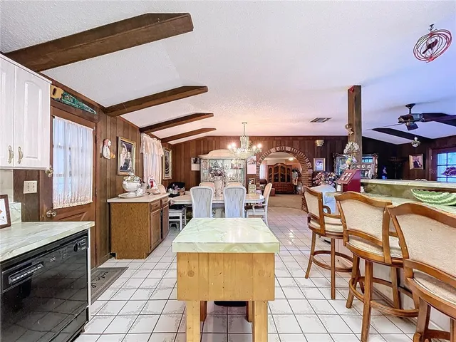 a bathroom with a sink and vanity