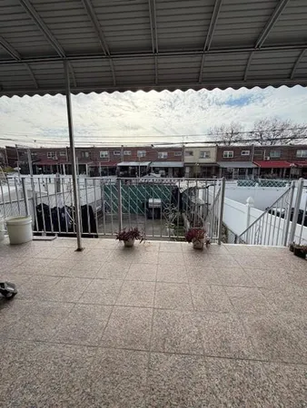 a view of a roof deck