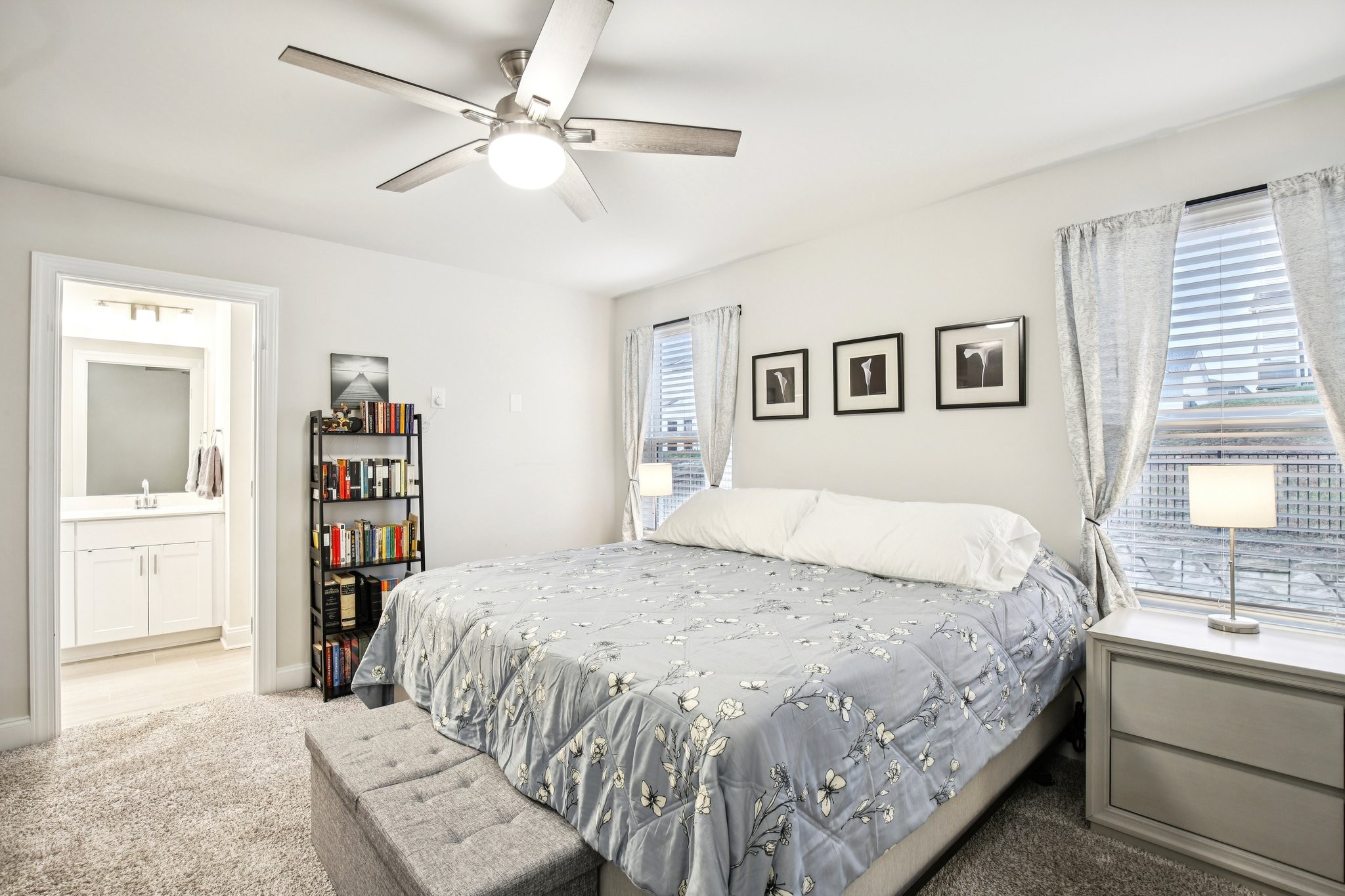 4657 Ridge Bend Drive Nashville, TN 37207 - Photo 12 of 21 a bedroom with a large bed and a window