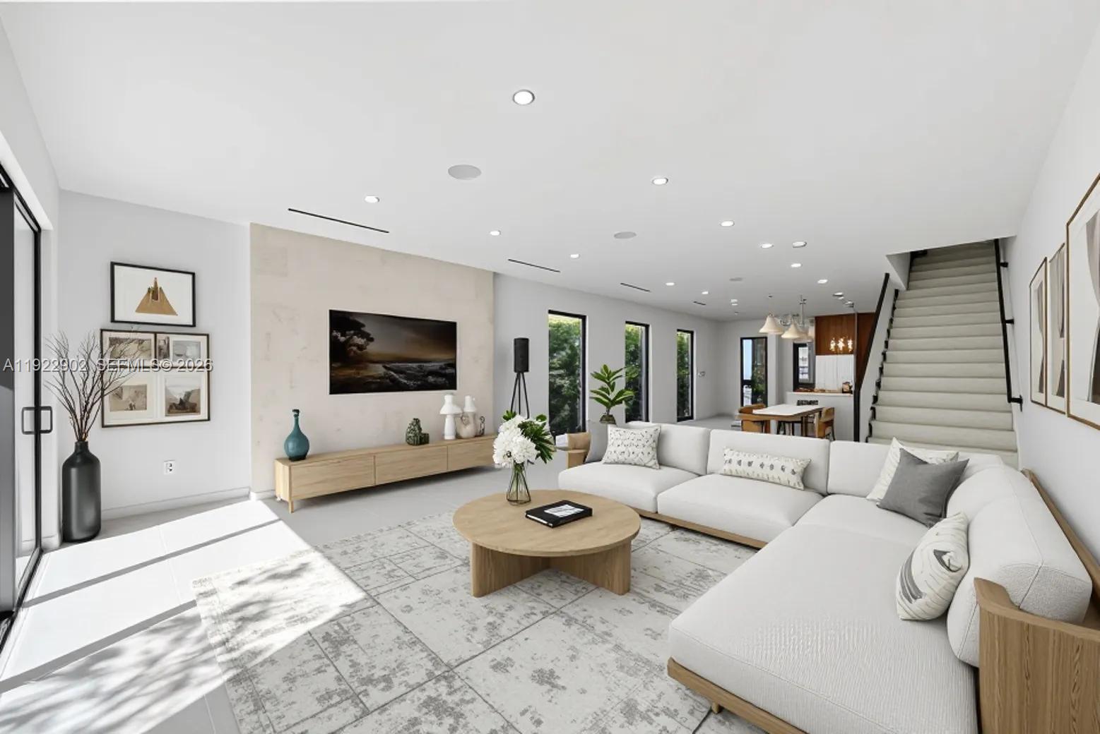 2610 Southwest 17th Street Miami, FL 33145 - Photo 13 of 43 Rendering of Living Room