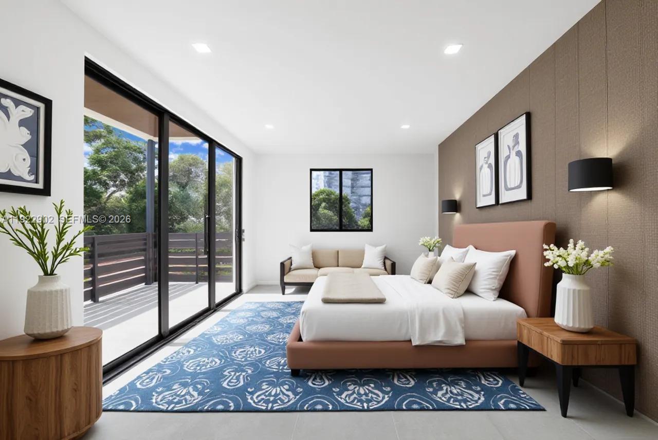 2610 Southwest 17th Street Miami, FL 33145 - Photo 34 of 43 Rendering of Main Bedroom