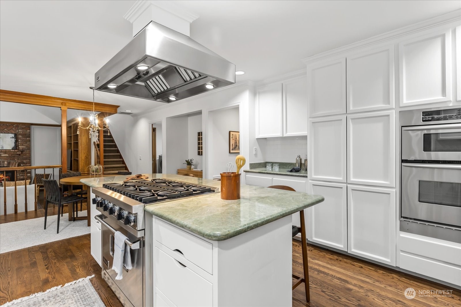 8418 192nd Street Southwest Edmonds, WA 98026 - Photo 11 of 39 a kitchen with stainless steel appliances granite countertop a stove and a sink