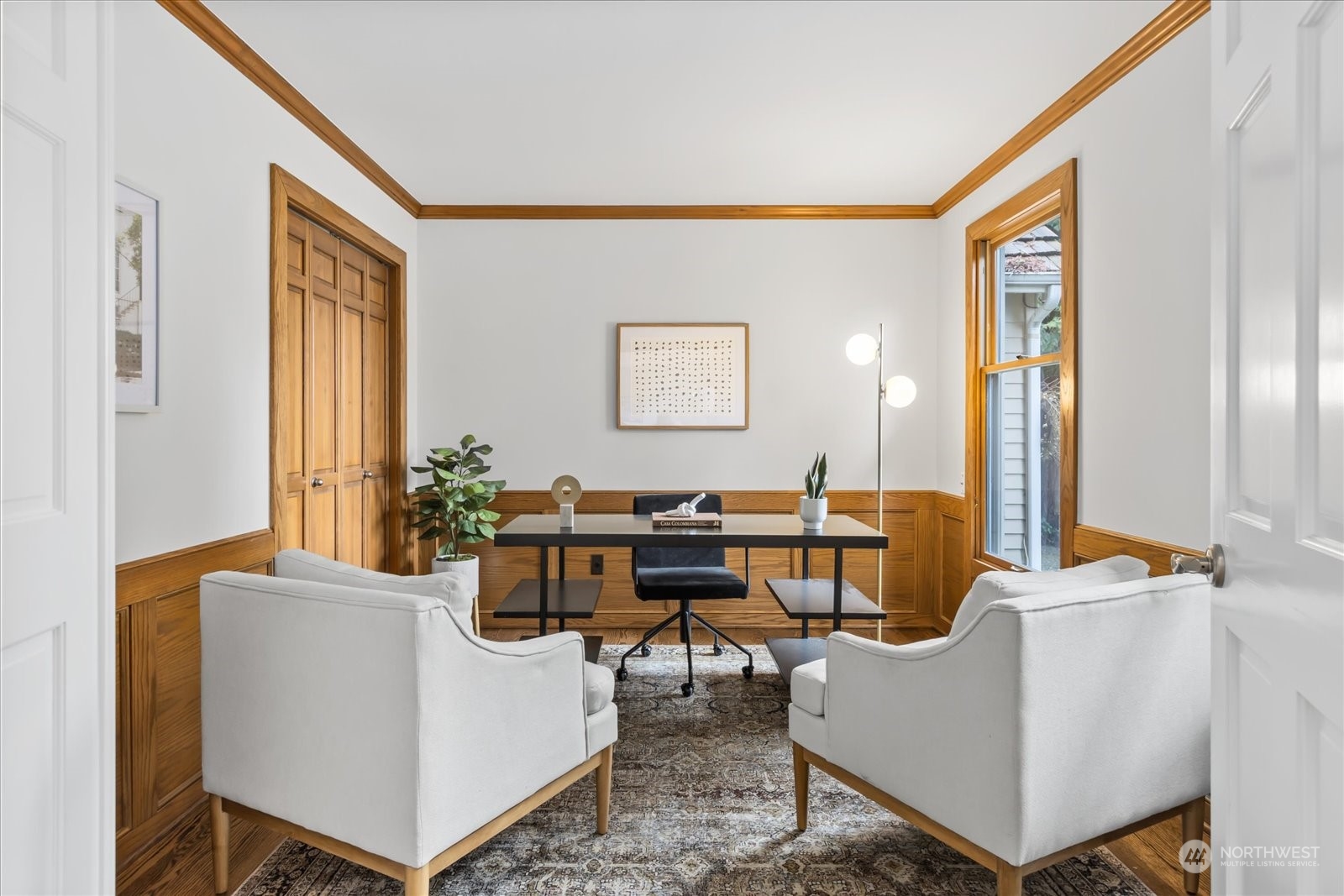 8418 192nd Street Southwest Edmonds, WA 98026 - Photo 18 of 39 a view of a workspace with furniture and a window