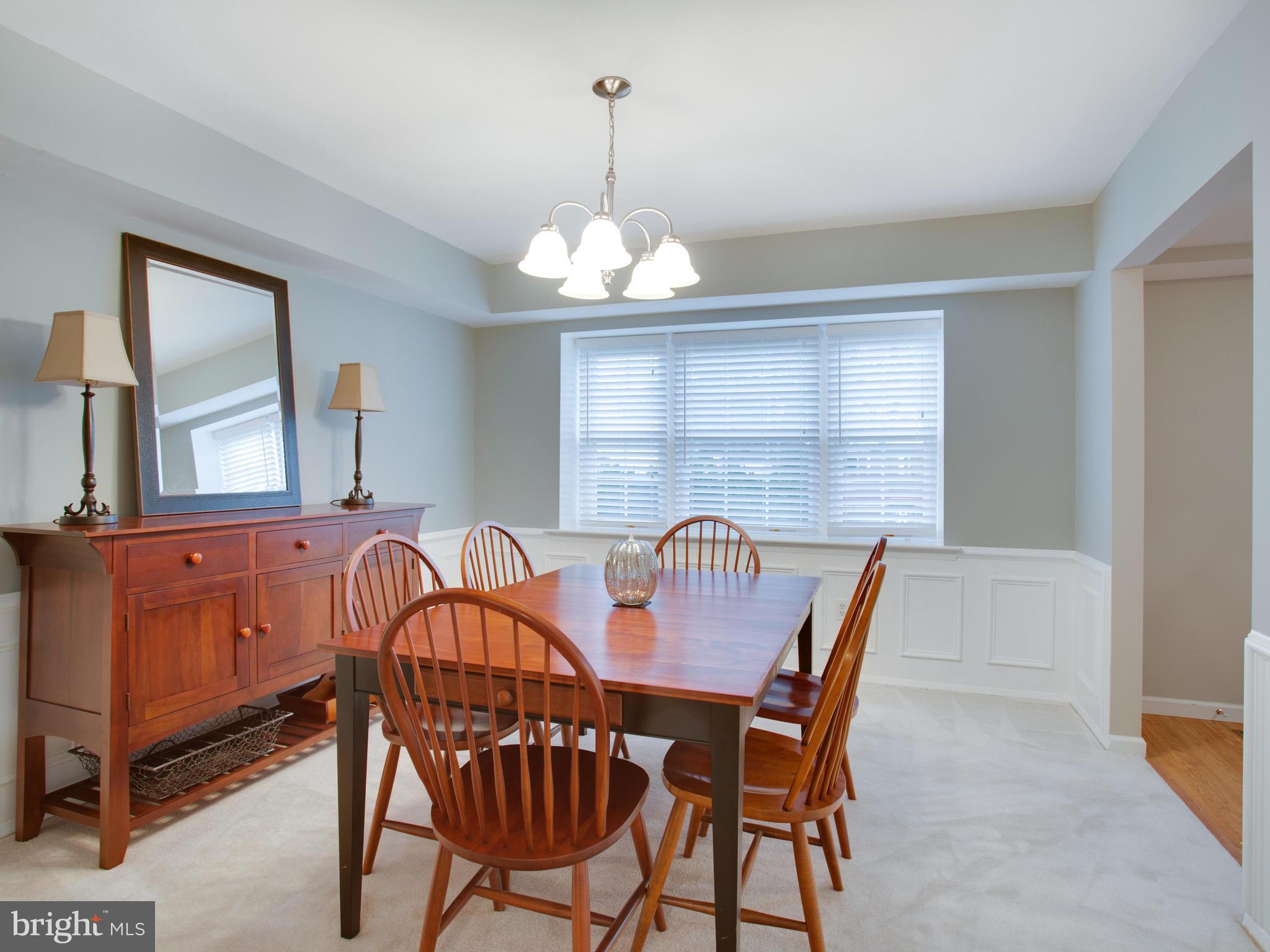 13132 Moss Ranch Lane Fairfax, VA 22033 - Photo 14 of 30 a view of a dining room with furniture window and outside view