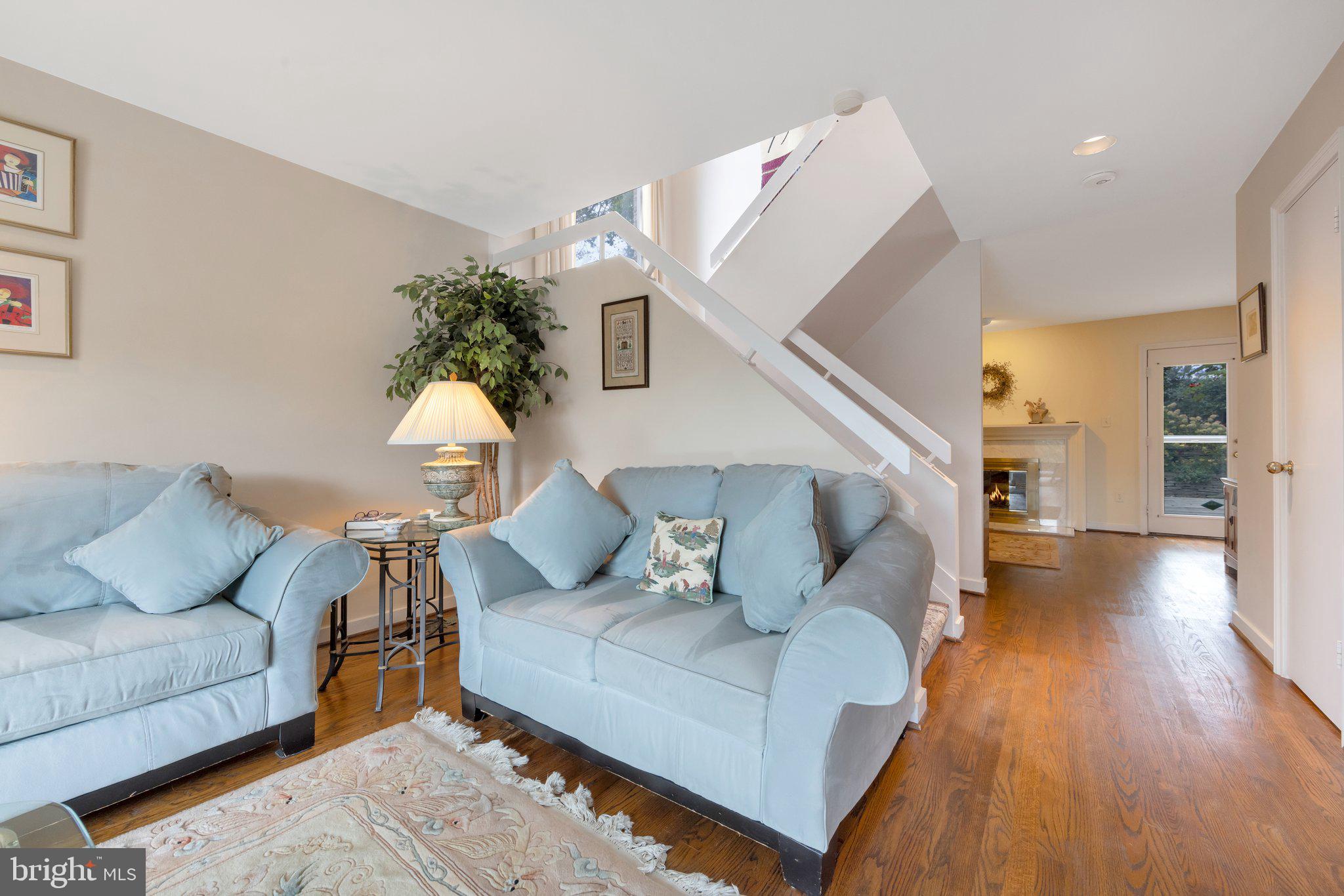 1142 Randolph Road McLean, VA 22101 - Photo 19 of 44 view from living room to family room and stairs