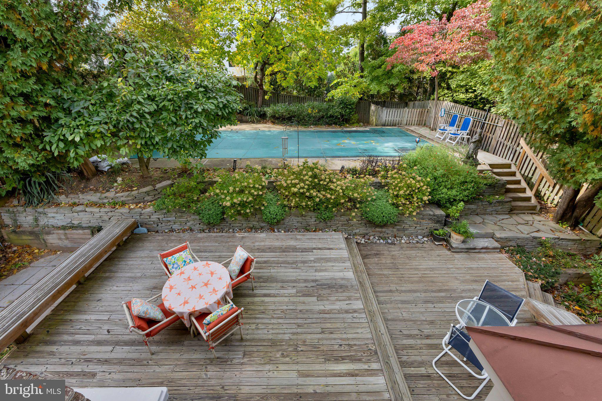 1142 Randolph Road McLean, VA 22101 - Photo 43 of 44 Decks and pool view