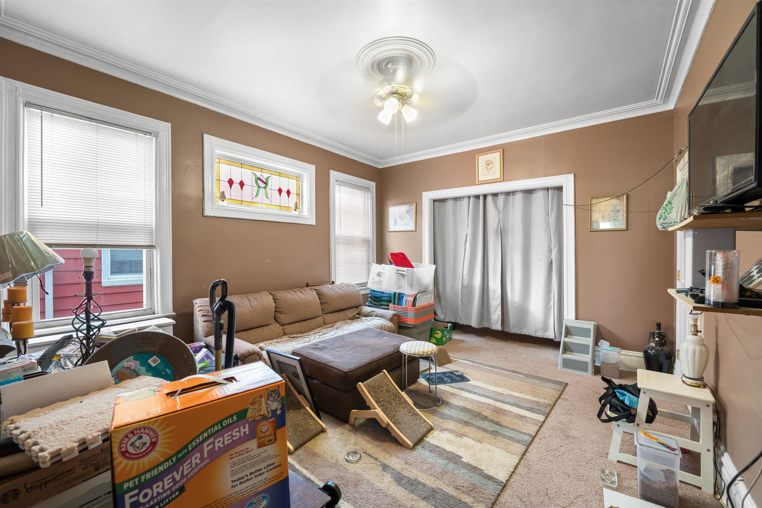 154 West 33rd Street Bayonne, NJ 07002 - Photo 15 of 40 a living room with furniture a rug and a window