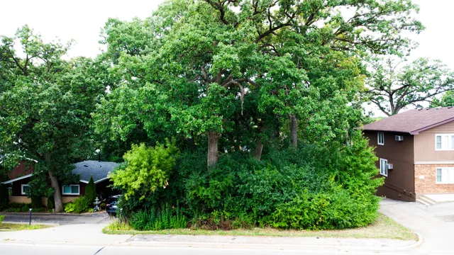 an aerial view of residential houses