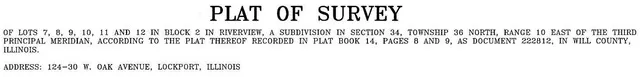 $44,900 | 124 West Oak Avenue, Lockport, IL 60441
