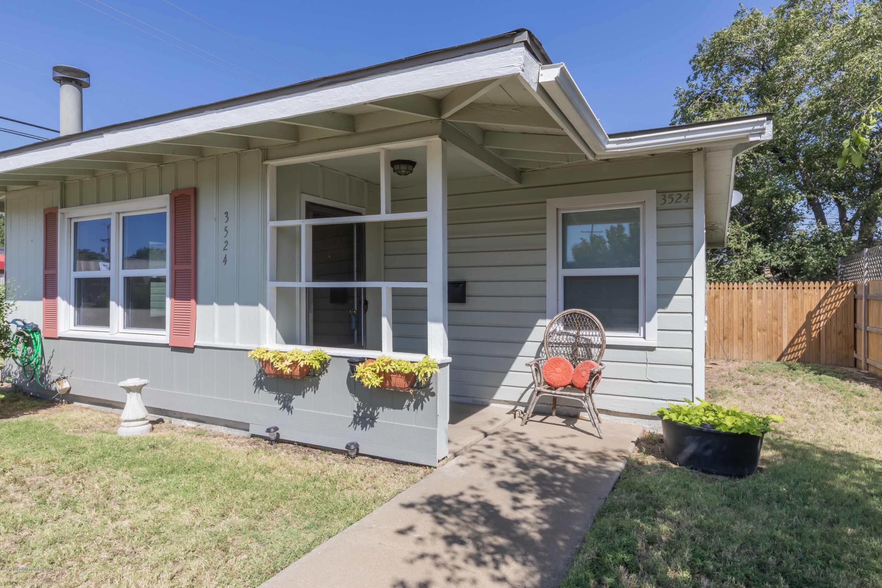 3524 Lometa Drive Amarillo, TX 79109 - Photo 2 of 21 a front view of a house with outdoor seating