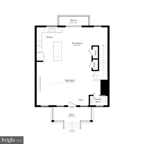 a picture of a floor plan