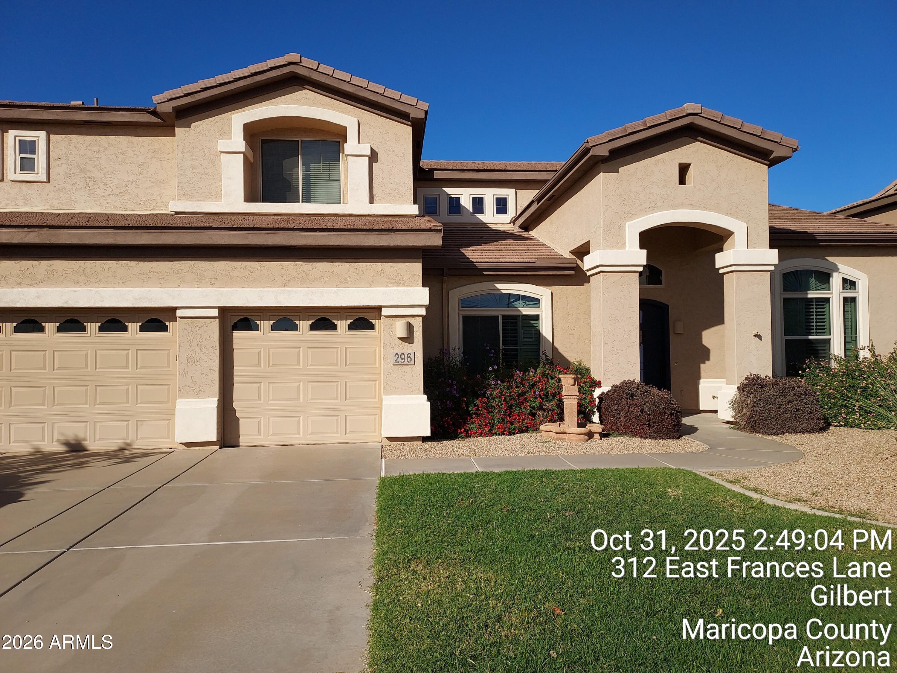 296 East Frances Lane Gilbert, AZ 85295 - Photo 2 of 9 !.Front-03