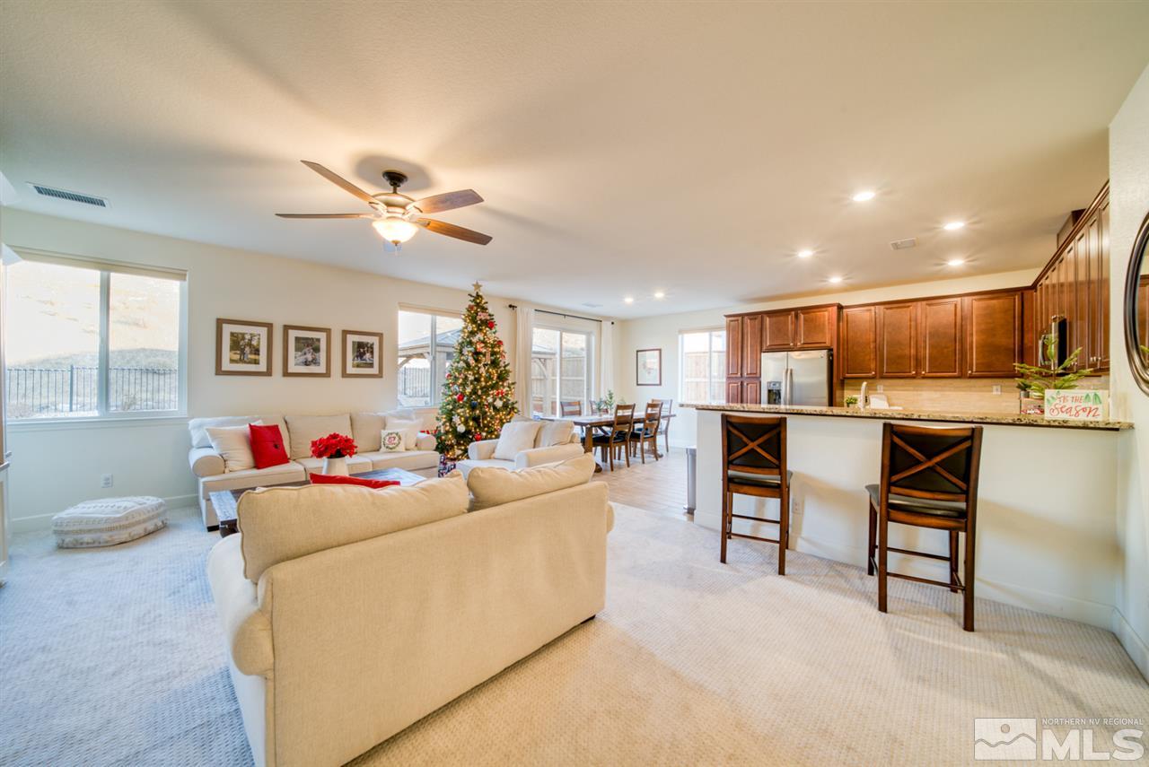 10380 Gold Mine Drive Reno, NV 89521 - Photo 4 of 23 a living room with furniture and kitchen view