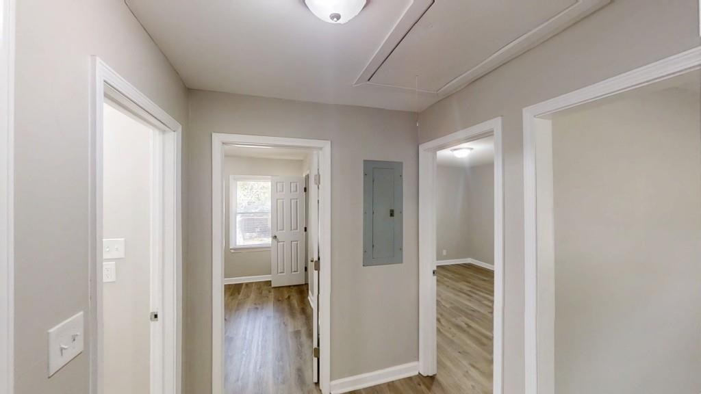 568 McWilliams Road Southeast Atlanta, GA 30315 - Photo 9 of 17 a view of a bathroom from a hallway