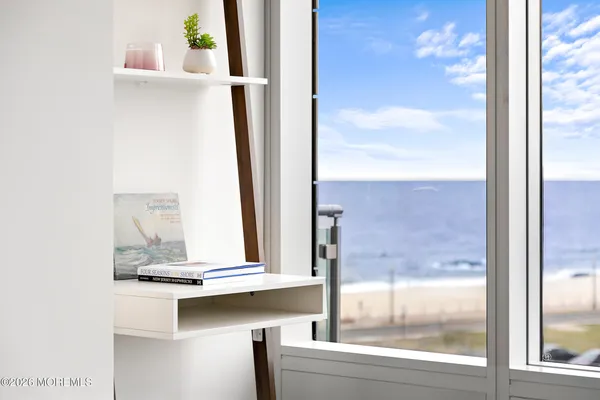 a bathroom with a bathtub and a sink