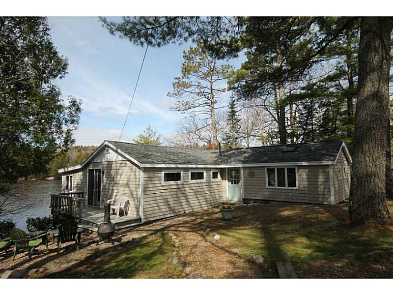 236 Back River Road Boothbay, ME 04537 - Photo 2 of 13 Exterior Front. Lovely wooded...