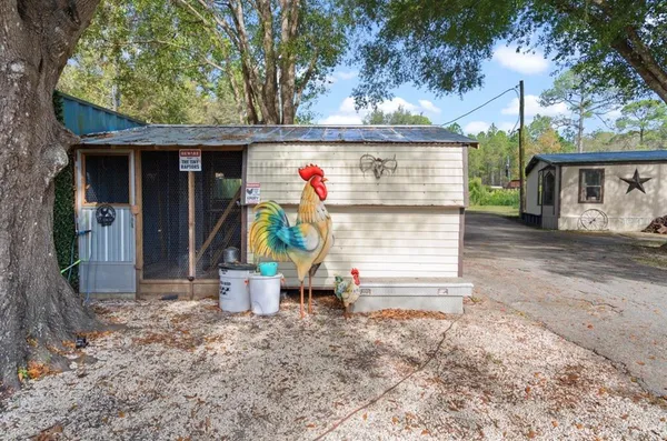 a view of a house with a balcony