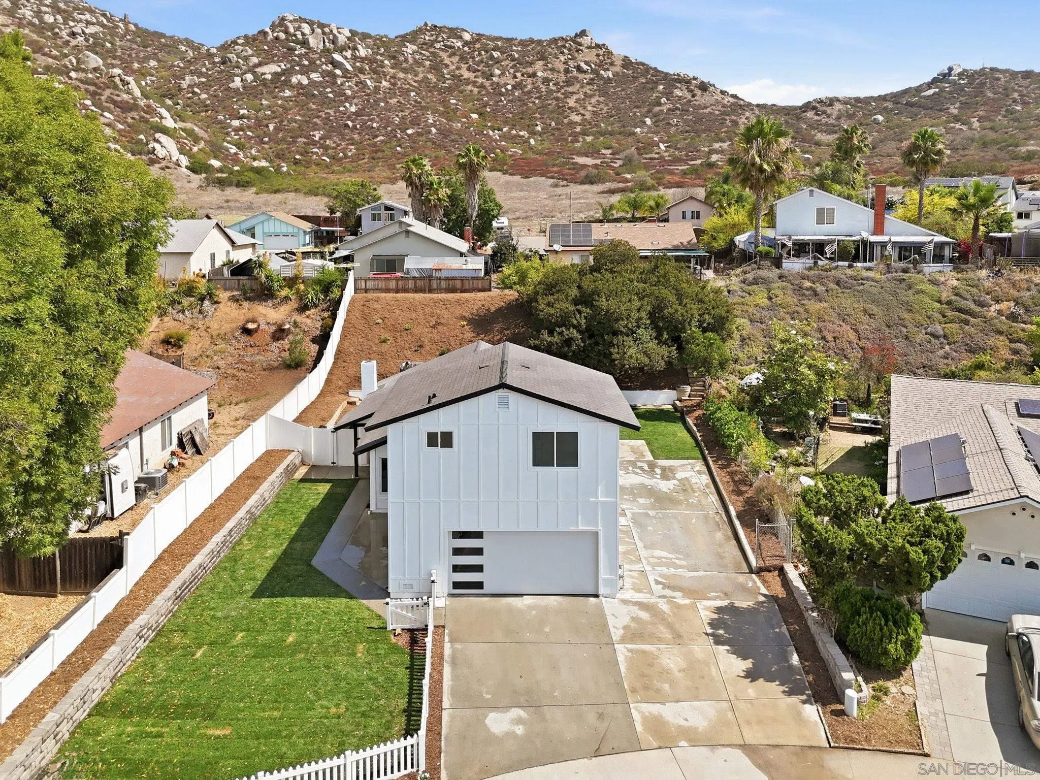 10440 Bosque Drive Lakeside, CA 92040 - Photo 5 of 47 an aerial view of residential houses with outdoor space