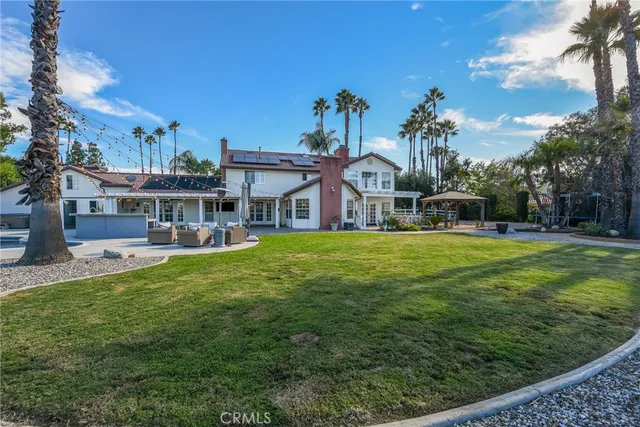 a view of a terrace with sitting area