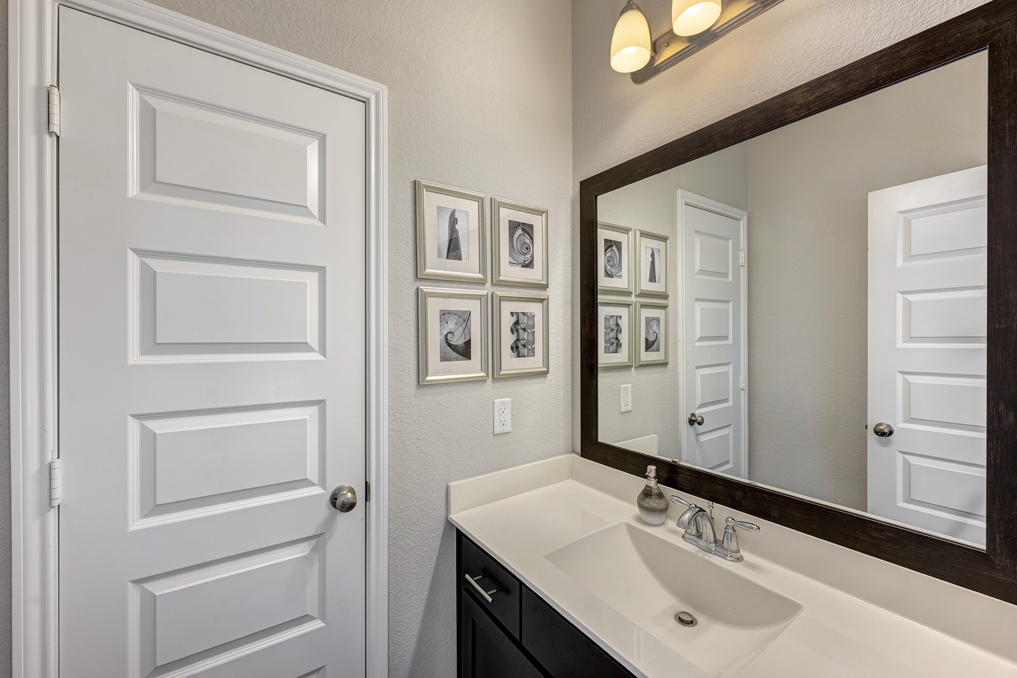 5002 Harvest Knoll Drive Spring, TX 77389 - Photo 30 of 48 One of the upstairs bathroom vanity to a Jack and Jill Bathroom.