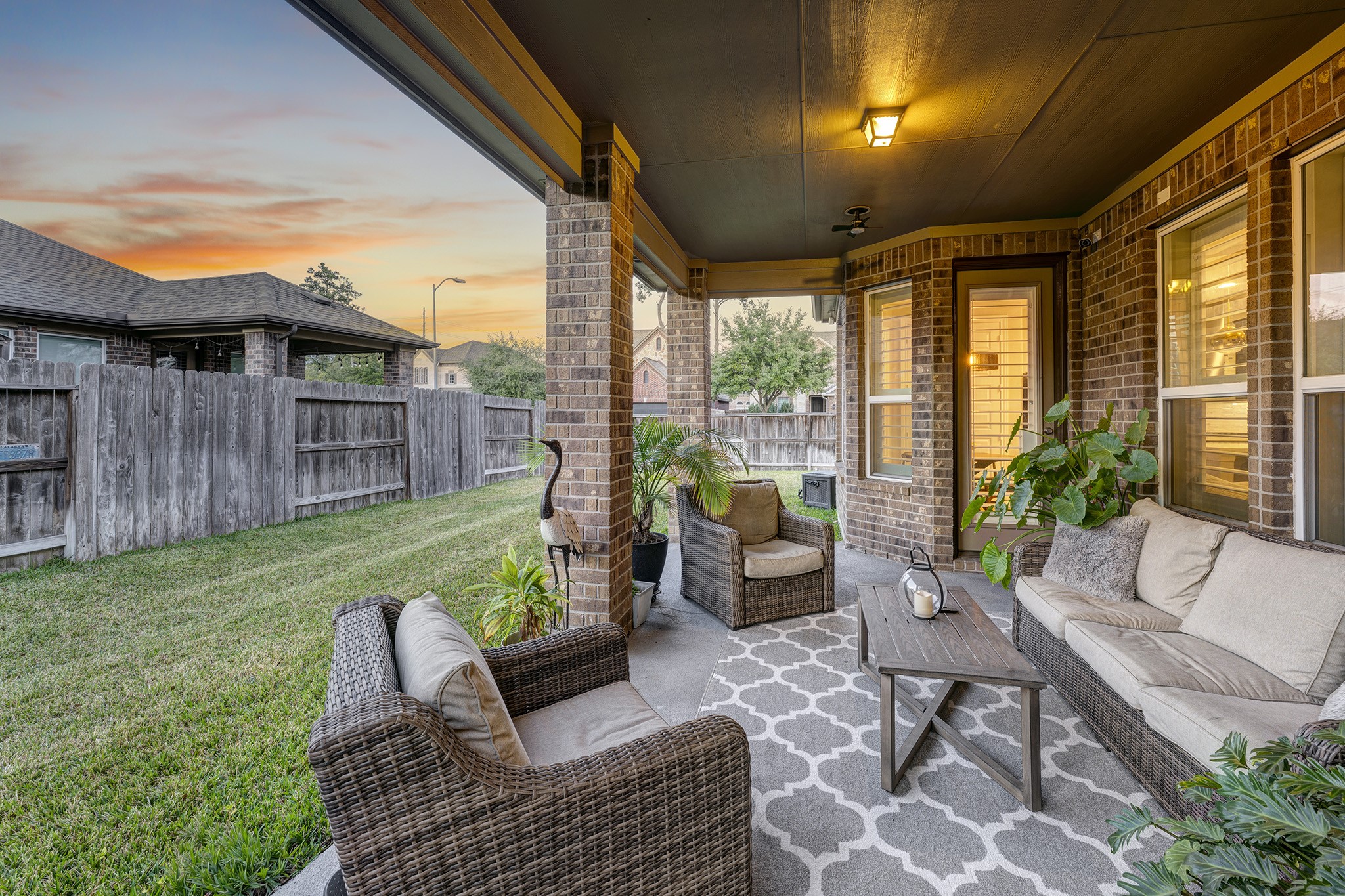5002 Harvest Knoll Drive Spring, TX 77389 - Photo 36 of 48 Relax and enjoy coffee or wine on your outdoor patio.
