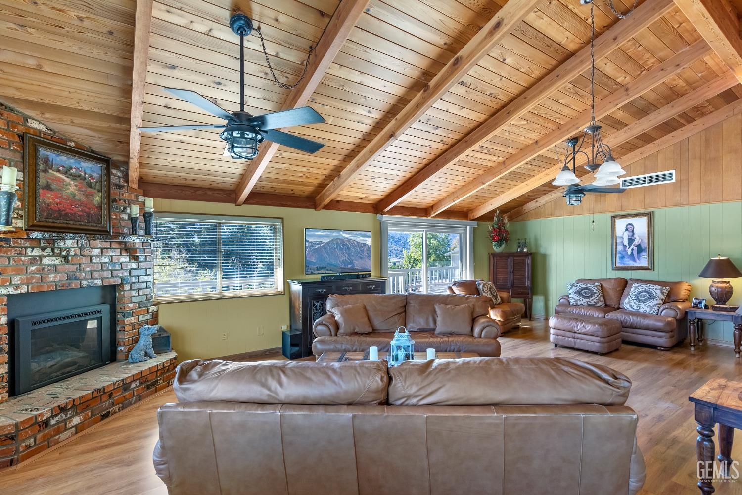 Undisclosed Address Tehachapi, CA 93561 - Photo 14 of 58 a living room with furniture and a fireplace