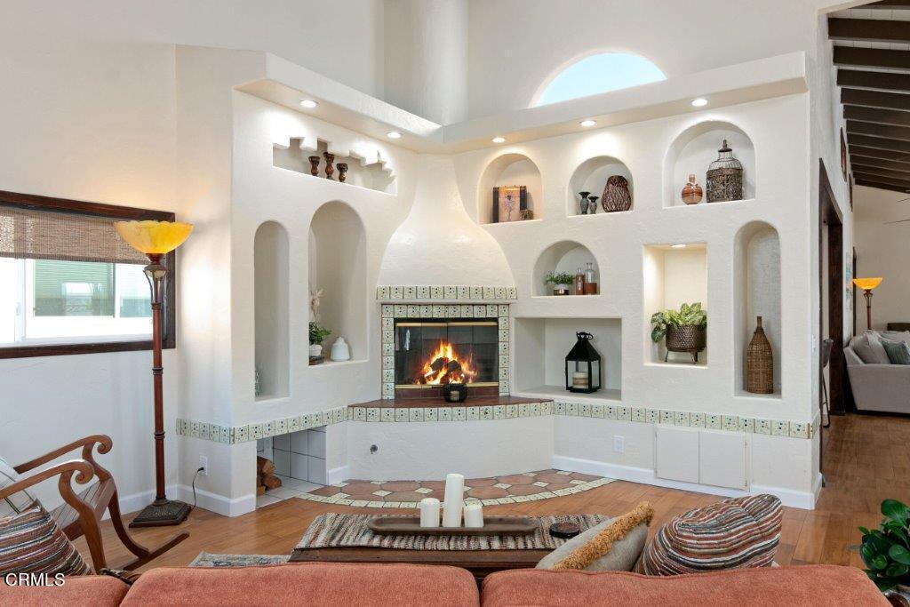 5000 Dolphin Way Oxnard, CA 93035 - Photo 19 of 56 a living room with furniture and a fireplace