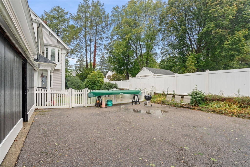 600 East Street Dedham, MA 02026 - Photo 39 of 39 a view of a house with backyard and sitting area
