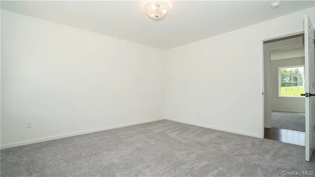 a view of a room with rack on the wall