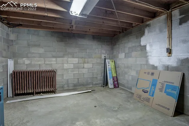 a view of storage and utility room