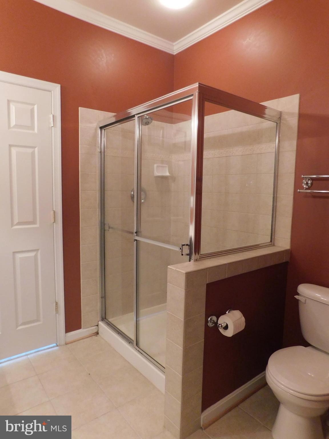 14162 Foxhall Road, Unit 4 Dowell, MD 20629 - Photo 12 of 24 a bathroom with a toilet and a shower