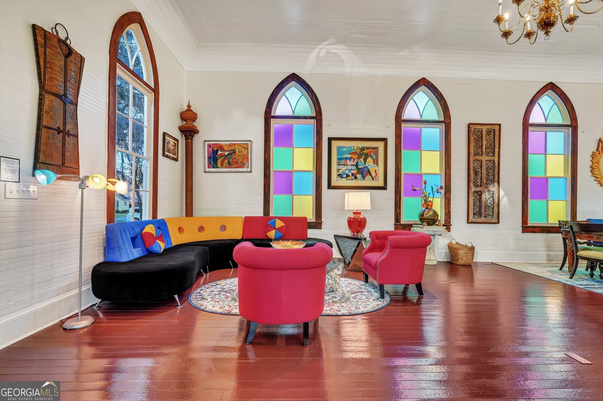 2716 Mechanics Avenue Thunderbolt, GA 31404 - Photo 8 of 50 a living room with furniture and a wooden floor